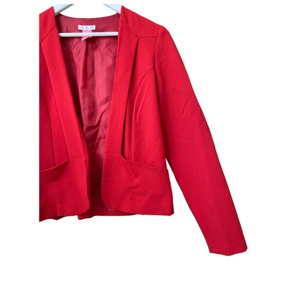 ABN Double Breasted Blazers Casual Long Sleeve Open Front Jackets Work Suits S - Picture 3 of 4